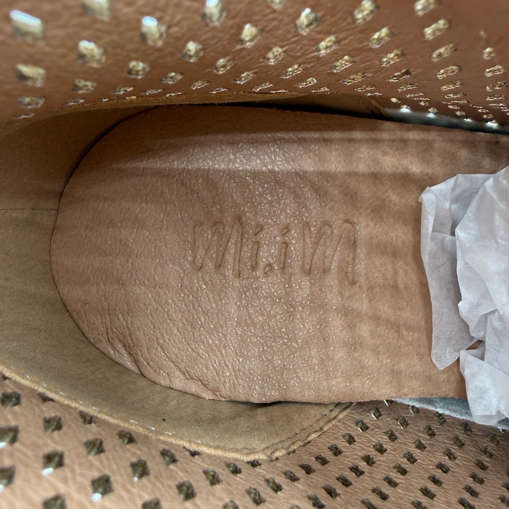Mi.iM White Perforated Wedge Sneaker Booties – Hidden Heel Zip-Up Casual Chic - Picture 7 of 17